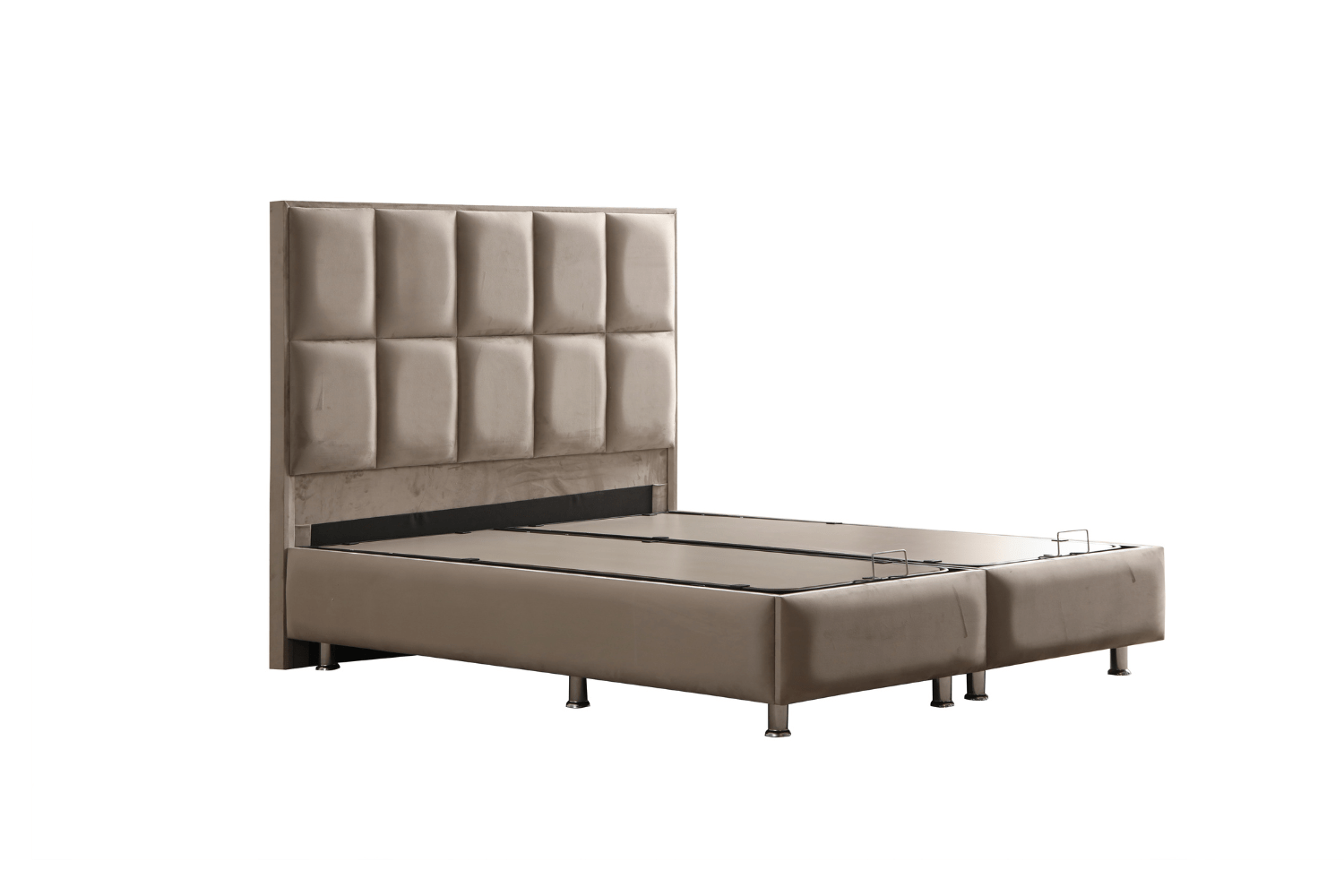 Lit coffre LOVITA Velours