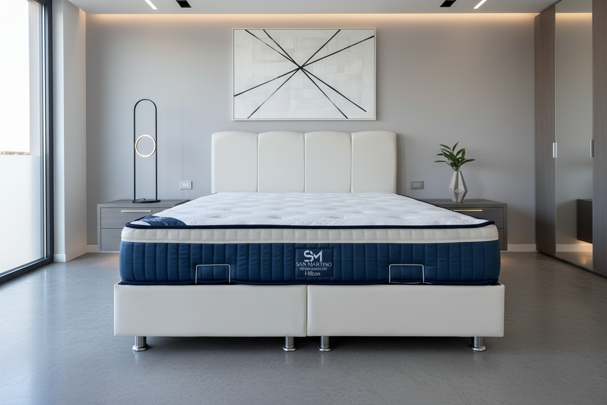 Lit Coffre CELIA Velours Blanc Cassé